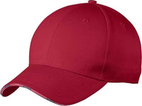 Port Authority C829 Americana Flag Sandwich Cap - Deep Red | HIT a Double