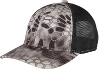 Port Authority C892 Performance Camouflage Mesh Back Snapback Cap - Kryptek Raid Black | HIT a Double
