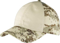 Port Authority C926 Colorblock Digital Ripstop Camouflage Cap - Sand Camo Sand | HIT a Double