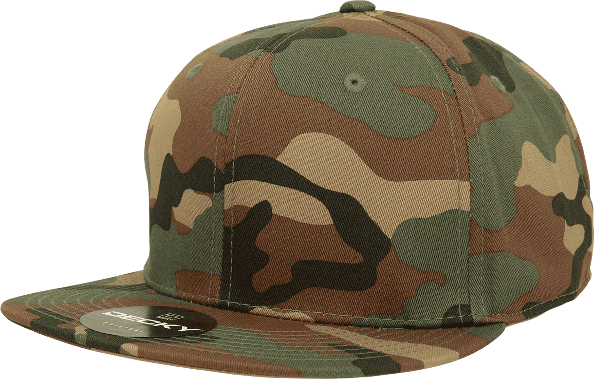 Decky RP1 Retro Fitted Cap - Woodland Camo | HIT a Double