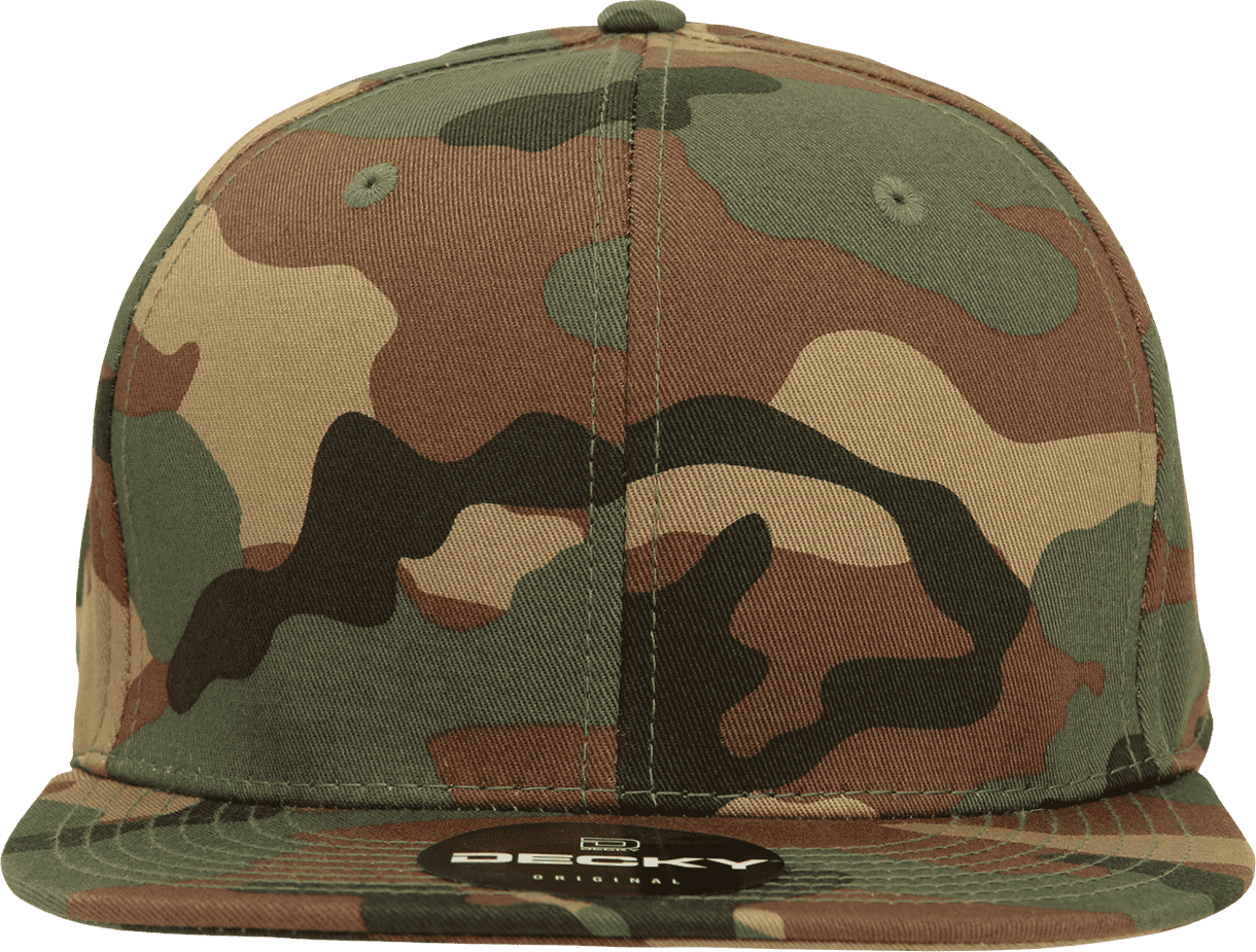 Decky RP1 Retro Fitted Cap - Woodland Camo | HIT a Double