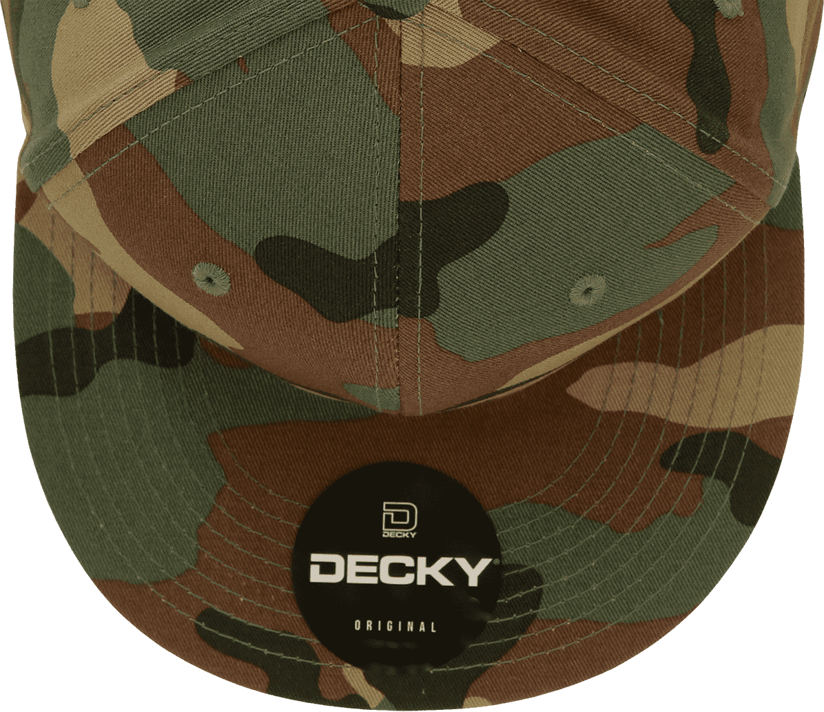 Decky RP1 Retro Fitted Cap - Woodland Camo | HIT a Double