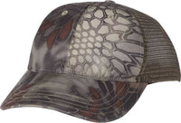 Richardson 111P Washed Printed Trucker Caps- Kryptek Highlander Brown | HIT a Double
