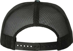 Richardson 112P Patterned Snapback Trucker Caps- Kryptek Neptune Black | HIT a Double