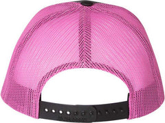 Richardson 112P Patterned Snapback Trucker Caps- Kryptek Typhon Neon Pink | HIT a Double