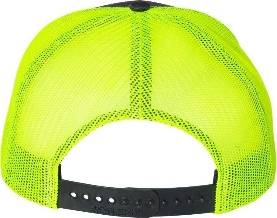 Richardson 112P Patterned Snapback Trucker Caps- Kryptek Typhon Neon Yellow | HIT a Double