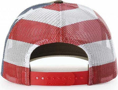 Richardson 112PM Printed Mesh-Back Trucker Caps- Mossy Oak Country DNA Stars & Stripes | HIT a Double