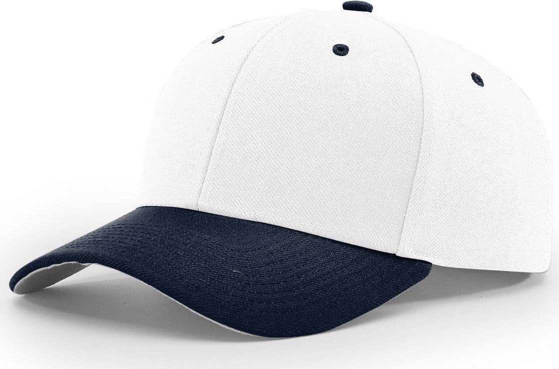 Richardson 514 Surge Adjustable Caps- White Navy | HIT a Double