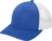 Sport-Tek STC54 Yupoong Retro Trucker 5-Panel Cap - True Royal/ White | HIT a Double