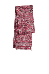 Sport-Tek STA04 Marled Scarf - True Red Black White - HIT a Double - 1