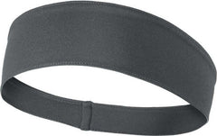 Sport-Tek STA35 PosiCharge Competitor Headband - Iron Gray | HIT a Double