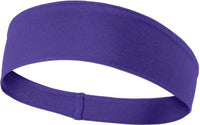Sport-Tek STA35 PosiCharge Competitor Headband - Purple | HIT a Double