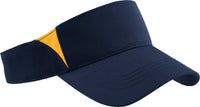 Sport-Tek STC13 Dry Zone Colorblock Visor - True Navy Gold | HIT a Double