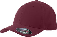 Sport-Tek STC17 Flexfit Performance Solid Cap - Maroon | HIT a Double