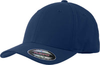 Sport-Tek STC17 Flexfit Performance Solid Cap - True Navy | HIT a Double