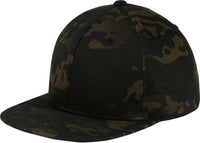 Sport-Tek STC19 Yupoong MultiCam Flat Bill Snapback Cap - Multicam Black | HIT a Double