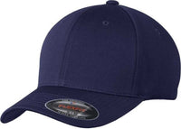 Sport-Tek STC22 Flexfit Cool & Dry Poly Block Mesh Cap - True Navy | HIT a Double