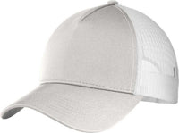 Sport-Tek STC36 PosiCharge Competitor Mesh Back Cap - Silver White | HIT a Double