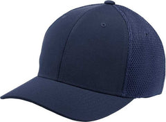 Sport-Tek STC40 Flexfit Air Mesh Back Cap - True Navy True Navy | HIT a Double