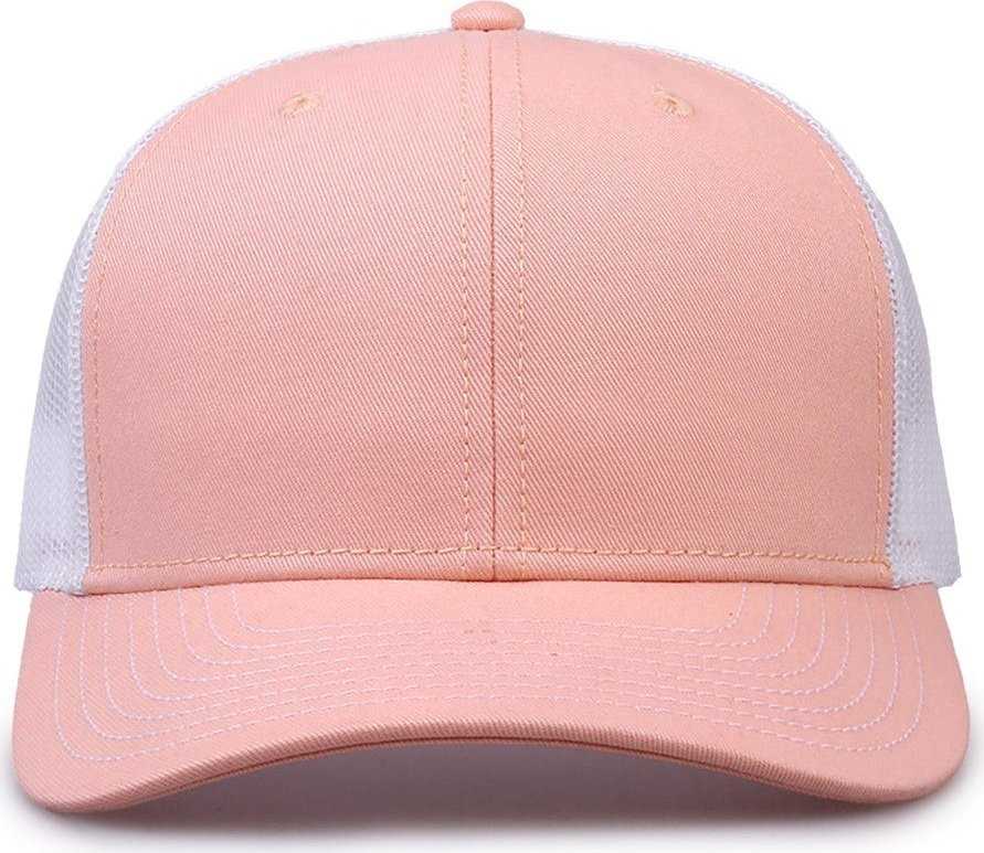 The Game GB452E Everyday Trucker Cap - Creamsicle White | HIT a Double
