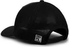 The Game GB518 Everyday Trucker Cap - Black White - HIT a Double