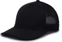 The Game GB518 Everyday Trucker Cap - Black Black | HIT a Double