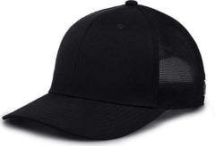 The Game GB518 Everyday Trucker Cap - Black Black | HIT a Double