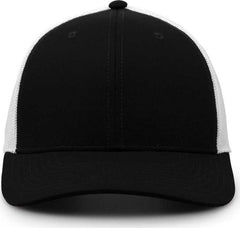 The Game GB518 Everyday Trucker Cap - Black White | HIT a Double