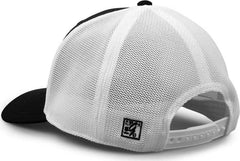 The Game GB518 Everyday Trucker Cap - Black White - HIT a Double