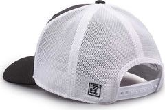 The Game GB518 Everyday Trucker Cap - Dark Gray White | HIT a Double