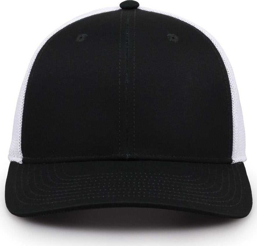 The Game GB518 Everyday Trucker Cap - Dark Green White | HIT a Double