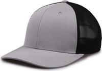 The Game GB518 Everyday Trucker Cap - Gray Black | HIT a Double