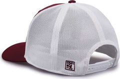 The Game GB518 Everyday Trucker Cap - Maroon White | HIT a Double
