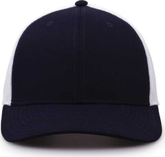 The Game GB518 Everyday Trucker Cap - Navy White | HIT a Double
