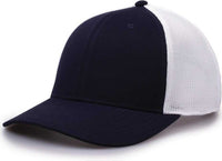 The Game GB518 Everyday Trucker Cap - Navy White | HIT a Double