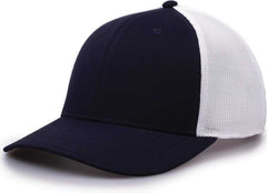 The Game GB518 Everyday Trucker Cap - Navy White | HIT a Double