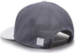 The Game GB518 Everyday Trucker Cap - White Gray | HIT a Double