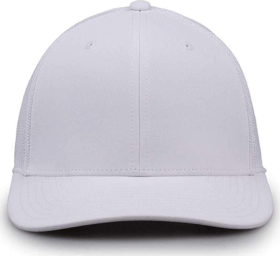 The Game GB518 Everyday Trucker Cap - White | HIT a Double