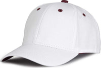 The Game GB2016 White Snapback Cotton Twill Cap - White Maroon | HIT a Double