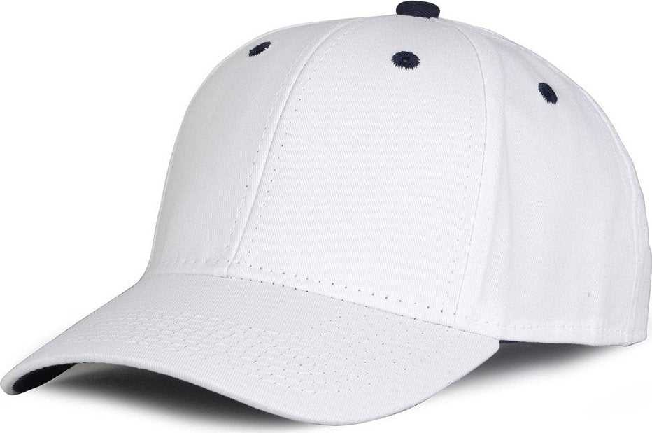 The Game GB2016 White Snapback Cotton Twill Cap - White Navy | HIT a Double