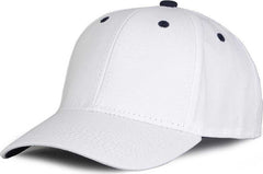 The Game GB2016 White Snapback Cotton Twill Cap - White Navy | HIT a Double