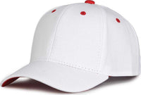 The Game GB2016 White Snapback Cotton Twill Cap - White Red | HIT a Double