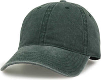 The Game GB465 Pigment Dyed Twill Cap - Bottle Green sand | HIT a Double