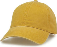 The Game GB465 Pigment Dyed Twill Cap - Mustard | HIT a Double