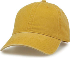 The Game GB465 Pigment Dyed Twill Cap - Mustard | HIT a Double