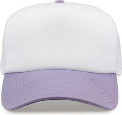 The Game GB473 Foam Front Trucker Cap - Lavender | HIT a Double