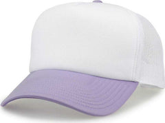 The Game GB473 Foam Front Trucker Cap - Lavender | HIT a Double