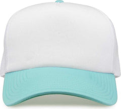 The Game GB473 Foam Front Trucker Cap - White Gumdrop | HIT a Double