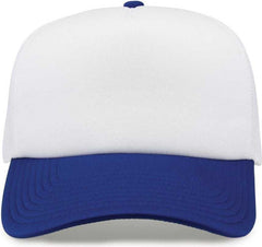 The Game GB473 Foam Front Trucker Cap - White Royal | HIT a Double
