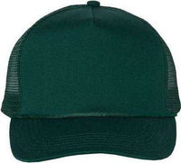 Valucap 8804H Five-Panel Mesh-Back Trucker Cap - Forest - HIT a Double - 1